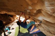 Bouldering in Hueco Tanks on 03/10/2019 with Blue Lizard Climbing and Yoga

Filename: SRM_20190310_1206050.jpg
Aperture: f/4.0
Shutter Speed: 1/160
Body: Canon EOS-1D Mark II
Lens: Canon EF 16-35mm f/2.8 L