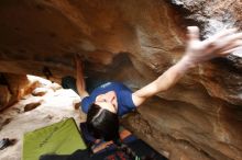 Bouldering in Hueco Tanks on 03/10/2019 with Blue Lizard Climbing and Yoga

Filename: SRM_20190310_1206200.jpg
Aperture: f/4.0
Shutter Speed: 1/250
Body: Canon EOS-1D Mark II
Lens: Canon EF 16-35mm f/2.8 L