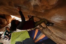 Bouldering in Hueco Tanks on 03/10/2019 with Blue Lizard Climbing and Yoga

Filename: SRM_20190310_1214300.jpg
Aperture: f/4.0
Shutter Speed: 1/200
Body: Canon EOS-1D Mark II
Lens: Canon EF 16-35mm f/2.8 L