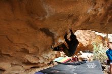Bouldering in Hueco Tanks on 03/10/2019 with Blue Lizard Climbing and Yoga

Filename: SRM_20190310_1217310.jpg
Aperture: f/4.0
Shutter Speed: 1/125
Body: Canon EOS-1D Mark II
Lens: Canon EF 16-35mm f/2.8 L