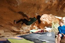 Bouldering in Hueco Tanks on 03/10/2019 with Blue Lizard Climbing and Yoga

Filename: SRM_20190310_1217590.jpg
Aperture: f/4.0
Shutter Speed: 1/125
Body: Canon EOS-1D Mark II
Lens: Canon EF 16-35mm f/2.8 L