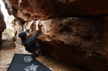 Bouldering in Hueco Tanks on 03/10/2019 with Blue Lizard Climbing and Yoga

Filename: SRM_20190310_1225370.jpg
Aperture: f/4.0
Shutter Speed: 1/320
Body: Canon EOS-1D Mark II
Lens: Canon EF 16-35mm f/2.8 L