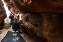 Bouldering in Hueco Tanks on 03/10/2019 with Blue Lizard Climbing and Yoga

Filename: SRM_20190310_1225440.jpg
Aperture: f/4.0
Shutter Speed: 1/250
Body: Canon EOS-1D Mark II
Lens: Canon EF 16-35mm f/2.8 L