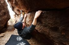 Bouldering in Hueco Tanks on 03/10/2019 with Blue Lizard Climbing and Yoga

Filename: SRM_20190310_1225560.jpg
Aperture: f/4.0
Shutter Speed: 1/250
Body: Canon EOS-1D Mark II
Lens: Canon EF 16-35mm f/2.8 L