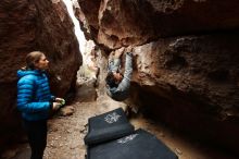 Bouldering in Hueco Tanks on 03/10/2019 with Blue Lizard Climbing and Yoga

Filename: SRM_20190310_1228170.jpg
Aperture: f/5.6
Shutter Speed: 1/250
Body: Canon EOS-1D Mark II
Lens: Canon EF 16-35mm f/2.8 L