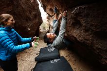 Bouldering in Hueco Tanks on 03/10/2019 with Blue Lizard Climbing and Yoga

Filename: SRM_20190310_1228350.jpg
Aperture: f/5.6
Shutter Speed: 1/320
Body: Canon EOS-1D Mark II
Lens: Canon EF 16-35mm f/2.8 L