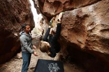 Bouldering in Hueco Tanks on 03/10/2019 with Blue Lizard Climbing and Yoga

Filename: SRM_20190310_1230210.jpg
Aperture: f/5.6
Shutter Speed: 1/200
Body: Canon EOS-1D Mark II
Lens: Canon EF 16-35mm f/2.8 L