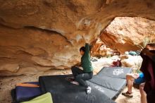 Bouldering in Hueco Tanks on 03/10/2019 with Blue Lizard Climbing and Yoga

Filename: SRM_20190310_1244240.jpg
Aperture: f/4.0
Shutter Speed: 1/200
Body: Canon EOS-1D Mark II
Lens: Canon EF 16-35mm f/2.8 L