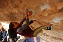 Bouldering in Hueco Tanks on 03/10/2019 with Blue Lizard Climbing and Yoga

Filename: SRM_20190310_1344520.jpg
Aperture: f/4.0
Shutter Speed: 1/60
Body: Canon EOS-1D Mark II
Lens: Canon EF 16-35mm f/2.8 L