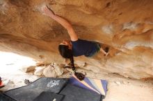 Bouldering in Hueco Tanks on 03/10/2019 with Blue Lizard Climbing and Yoga

Filename: SRM_20190310_1352410.jpg
Aperture: f/2.8
Shutter Speed: 1/160
Body: Canon EOS-1D Mark II
Lens: Canon EF 16-35mm f/2.8 L