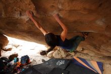 Bouldering in Hueco Tanks on 03/10/2019 with Blue Lizard Climbing and Yoga

Filename: SRM_20190310_1352470.jpg
Aperture: f/3.2
Shutter Speed: 1/250
Body: Canon EOS-1D Mark II
Lens: Canon EF 16-35mm f/2.8 L