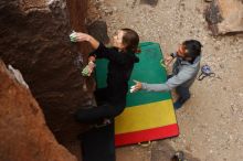 Bouldering in Hueco Tanks on 03/10/2019 with Blue Lizard Climbing and Yoga

Filename: SRM_20190310_1358270.jpg
Aperture: f/5.0
Shutter Speed: 1/500
Body: Canon EOS-1D Mark II
Lens: Canon EF 16-35mm f/2.8 L