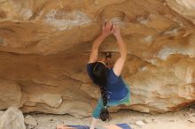 Bouldering in Hueco Tanks on 03/10/2019 with Blue Lizard Climbing and Yoga

Filename: SRM_20190310_1436540.jpg
Aperture: f/2.8
Shutter Speed: 1/160
Body: Canon EOS-1D Mark II
Lens: Canon EF 50mm f/1.8 II