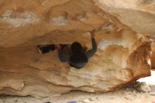 Bouldering in Hueco Tanks on 03/10/2019 with Blue Lizard Climbing and Yoga

Filename: SRM_20190310_1439090.jpg
Aperture: f/2.8
Shutter Speed: 1/160
Body: Canon EOS-1D Mark II
Lens: Canon EF 50mm f/1.8 II