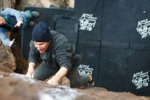 Bouldering in Hueco Tanks on 03/10/2019 with Blue Lizard Climbing and Yoga

Filename: SRM_20190310_1448260.jpg
Aperture: f/2.2
Shutter Speed: 1/320
Body: Canon EOS-1D Mark II
Lens: Canon EF 50mm f/1.8 II