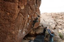 Bouldering in Hueco Tanks on 03/10/2019 with Blue Lizard Climbing and Yoga

Filename: SRM_20190310_1456540.jpg
Aperture: f/5.6
Shutter Speed: 1/400
Body: Canon EOS-1D Mark II
Lens: Canon EF 16-35mm f/2.8 L