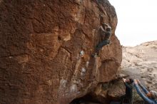 Bouldering in Hueco Tanks on 03/10/2019 with Blue Lizard Climbing and Yoga

Filename: SRM_20190310_1457070.jpg
Aperture: f/5.6
Shutter Speed: 1/400
Body: Canon EOS-1D Mark II
Lens: Canon EF 16-35mm f/2.8 L