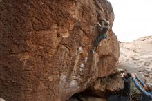 Bouldering in Hueco Tanks on 03/10/2019 with Blue Lizard Climbing and Yoga

Filename: SRM_20190310_1457080.jpg
Aperture: f/5.6
Shutter Speed: 1/400
Body: Canon EOS-1D Mark II
Lens: Canon EF 16-35mm f/2.8 L