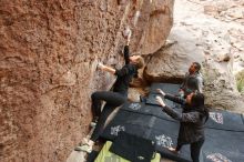 Bouldering in Hueco Tanks on 03/10/2019 with Blue Lizard Climbing and Yoga

Filename: SRM_20190310_1459500.jpg
Aperture: f/5.6
Shutter Speed: 1/200
Body: Canon EOS-1D Mark II
Lens: Canon EF 16-35mm f/2.8 L