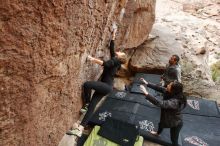 Bouldering in Hueco Tanks on 03/10/2019 with Blue Lizard Climbing and Yoga

Filename: SRM_20190310_1459501.jpg
Aperture: f/5.6
Shutter Speed: 1/200
Body: Canon EOS-1D Mark II
Lens: Canon EF 16-35mm f/2.8 L