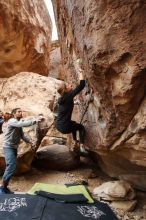 Bouldering in Hueco Tanks on 03/10/2019 with Blue Lizard Climbing and Yoga

Filename: SRM_20190310_1505330.jpg
Aperture: f/5.6
Shutter Speed: 1/160
Body: Canon EOS-1D Mark II
Lens: Canon EF 16-35mm f/2.8 L
