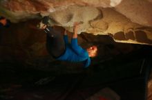 Bouldering in Hueco Tanks on 03/10/2019 with Blue Lizard Climbing and Yoga

Filename: SRM_20190310_1553140.jpg
Aperture: f/1.8
Shutter Speed: 1/100
Body: Canon EOS-1D Mark II
Lens: Canon EF 50mm f/1.8 II