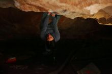 Bouldering in Hueco Tanks on 03/10/2019 with Blue Lizard Climbing and Yoga

Filename: SRM_20190310_1556530.jpg
Aperture: f/1.8
Shutter Speed: 1/100
Body: Canon EOS-1D Mark II
Lens: Canon EF 50mm f/1.8 II