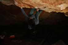 Bouldering in Hueco Tanks on 03/10/2019 with Blue Lizard Climbing and Yoga

Filename: SRM_20190310_1556570.jpg
Aperture: f/1.8
Shutter Speed: 1/100
Body: Canon EOS-1D Mark II
Lens: Canon EF 50mm f/1.8 II