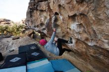 Bouldering in Hueco Tanks on 03/15/2019 with Blue Lizard Climbing and Yoga

Filename: SRM_20190315_0850570.jpg
Aperture: f/5.6
Shutter Speed: 1/200
Body: Canon EOS-1D Mark II
Lens: Canon EF 16-35mm f/2.8 L