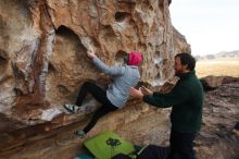 Bouldering in Hueco Tanks on 03/15/2019 with Blue Lizard Climbing and Yoga

Filename: SRM_20190315_0901420.jpg
Aperture: f/5.6
Shutter Speed: 1/400
Body: Canon EOS-1D Mark II
Lens: Canon EF 16-35mm f/2.8 L