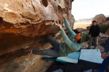 Bouldering in Hueco Tanks on 03/15/2019 with Blue Lizard Climbing and Yoga

Filename: SRM_20190315_0903570.jpg
Aperture: f/5.6
Shutter Speed: 1/250
Body: Canon EOS-1D Mark II
Lens: Canon EF 16-35mm f/2.8 L