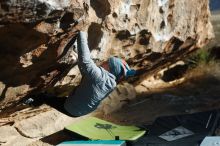 Bouldering in Hueco Tanks on 03/15/2019 with Blue Lizard Climbing and Yoga

Filename: SRM_20190315_0912390.jpg
Aperture: f/2.8
Shutter Speed: 1/2000
Body: Canon EOS-1D Mark II
Lens: Canon EF 50mm f/1.8 II