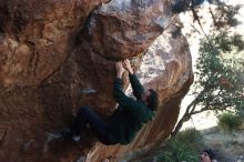 Bouldering in Hueco Tanks on 03/15/2019 with Blue Lizard Climbing and Yoga

Filename: SRM_20190315_1002290.jpg
Aperture: f/4.0
Shutter Speed: 1/500
Body: Canon EOS-1D Mark II
Lens: Canon EF 50mm f/1.8 II