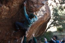 Bouldering in Hueco Tanks on 03/15/2019 with Blue Lizard Climbing and Yoga

Filename: SRM_20190315_1006300.jpg
Aperture: f/4.0
Shutter Speed: 1/500
Body: Canon EOS-1D Mark II
Lens: Canon EF 50mm f/1.8 II