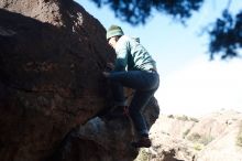 Bouldering in Hueco Tanks on 03/15/2019 with Blue Lizard Climbing and Yoga

Filename: SRM_20190315_1006550.jpg
Aperture: f/4.0
Shutter Speed: 1/2000
Body: Canon EOS-1D Mark II
Lens: Canon EF 50mm f/1.8 II