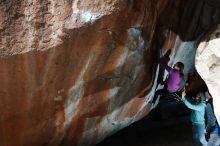 Bouldering in Hueco Tanks on 03/15/2019 with Blue Lizard Climbing and Yoga

Filename: SRM_20190315_1218490.jpg
Aperture: f/5.6
Shutter Speed: 1/250
Body: Canon EOS-1D Mark II
Lens: Canon EF 16-35mm f/2.8 L