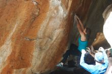 Bouldering in Hueco Tanks on 03/15/2019 with Blue Lizard Climbing and Yoga

Filename: SRM_20190315_1228200.jpg
Aperture: f/4.0
Shutter Speed: 1/320
Body: Canon EOS-1D Mark II
Lens: Canon EF 50mm f/1.8 II