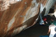 Bouldering in Hueco Tanks on 03/15/2019 with Blue Lizard Climbing and Yoga

Filename: SRM_20190315_1241140.jpg
Aperture: f/5.6
Shutter Speed: 1/250
Body: Canon EOS-1D Mark II
Lens: Canon EF 50mm f/1.8 II