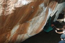 Bouldering in Hueco Tanks on 03/15/2019 with Blue Lizard Climbing and Yoga

Filename: SRM_20190315_1241310.jpg
Aperture: f/5.6
Shutter Speed: 1/250
Body: Canon EOS-1D Mark II
Lens: Canon EF 50mm f/1.8 II