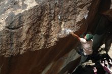 Bouldering in Hueco Tanks on 03/15/2019 with Blue Lizard Climbing and Yoga

Filename: SRM_20190315_1243000.jpg
Aperture: f/5.6
Shutter Speed: 1/250
Body: Canon EOS-1D Mark II
Lens: Canon EF 50mm f/1.8 II