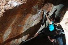 Bouldering in Hueco Tanks on 03/15/2019 with Blue Lizard Climbing and Yoga

Filename: SRM_20190315_1243540.jpg
Aperture: f/5.6
Shutter Speed: 1/250
Body: Canon EOS-1D Mark II
Lens: Canon EF 50mm f/1.8 II