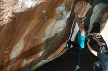 Bouldering in Hueco Tanks on 03/15/2019 with Blue Lizard Climbing and Yoga

Filename: SRM_20190315_1244000.jpg
Aperture: f/5.6
Shutter Speed: 1/250
Body: Canon EOS-1D Mark II
Lens: Canon EF 50mm f/1.8 II