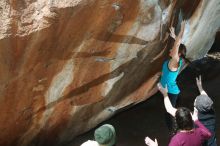 Bouldering in Hueco Tanks on 03/15/2019 with Blue Lizard Climbing and Yoga

Filename: SRM_20190315_1244190.jpg
Aperture: f/5.6
Shutter Speed: 1/250
Body: Canon EOS-1D Mark II
Lens: Canon EF 50mm f/1.8 II