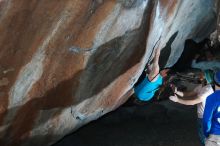 Bouldering in Hueco Tanks on 03/15/2019 with Blue Lizard Climbing and Yoga

Filename: SRM_20190315_1304160.jpg
Aperture: f/5.6
Shutter Speed: 1/250
Body: Canon EOS-1D Mark II
Lens: Canon EF 50mm f/1.8 II