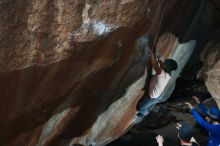 Bouldering in Hueco Tanks on 03/15/2019 with Blue Lizard Climbing and Yoga

Filename: SRM_20190315_1305480.jpg
Aperture: f/5.6
Shutter Speed: 1/250
Body: Canon EOS-1D Mark II
Lens: Canon EF 50mm f/1.8 II