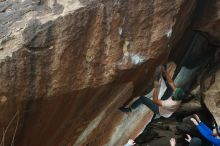 Bouldering in Hueco Tanks on 03/15/2019 with Blue Lizard Climbing and Yoga

Filename: SRM_20190315_1305590.jpg
Aperture: f/5.6
Shutter Speed: 1/250
Body: Canon EOS-1D Mark II
Lens: Canon EF 50mm f/1.8 II