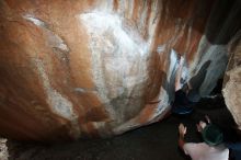 Bouldering in Hueco Tanks on 03/15/2019 with Blue Lizard Climbing and Yoga

Filename: SRM_20190315_1342010.jpg
Aperture: f/8.0
Shutter Speed: 1/250
Body: Canon EOS-1D Mark II
Lens: Canon EF 16-35mm f/2.8 L