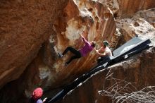 Bouldering in Hueco Tanks on 03/15/2019 with Blue Lizard Climbing and Yoga

Filename: SRM_20190315_1408540.jpg
Aperture: f/5.6
Shutter Speed: 1/400
Body: Canon EOS-1D Mark II
Lens: Canon EF 16-35mm f/2.8 L