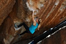 Bouldering in Hueco Tanks on 03/15/2019 with Blue Lizard Climbing and Yoga

Filename: SRM_20190315_1413420.jpg
Aperture: f/5.6
Shutter Speed: 1/320
Body: Canon EOS-1D Mark II
Lens: Canon EF 16-35mm f/2.8 L