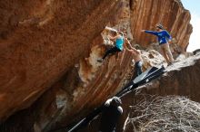 Bouldering in Hueco Tanks on 03/15/2019 with Blue Lizard Climbing and Yoga

Filename: SRM_20190315_1414130.jpg
Aperture: f/5.6
Shutter Speed: 1/500
Body: Canon EOS-1D Mark II
Lens: Canon EF 16-35mm f/2.8 L